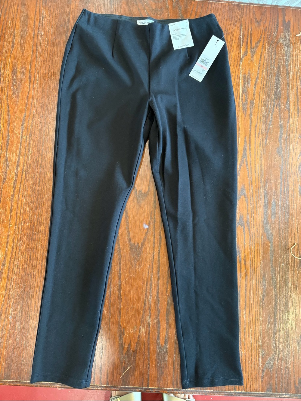 Calvin Klein Black Skinny Ponte Pants